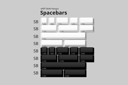 ePBT BoW Hangul Spacebars