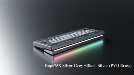 Hope 75 X Premium - Silver Grey-Black Brass Silver