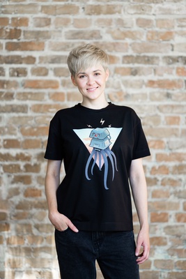 Clacktopus T-shirt Black (M)