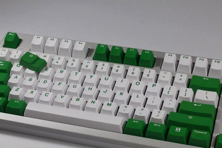 Vortex Green - Bi-Color PBT Double Shot Keycap Set