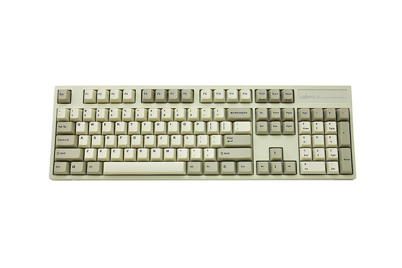 leopold keyboard white