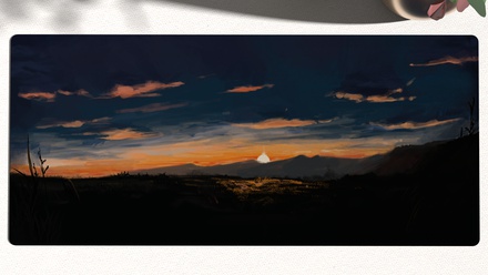 Carpinteria Sunset Deskmat