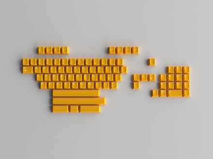 GMK Honey Alt Alphas kit [Extras]