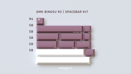 GMK Bingsu R2 Spacebar Kit [Pre-order]