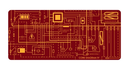 High Voltage Deskmat