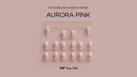 WS Stabs Aurora Series - 7x 2u+1x 6.25u+1x 7u