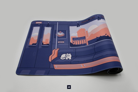 MW Commute Traincar Deskmat