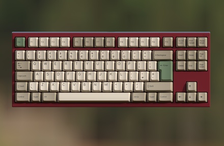 Safa 588 F13 Keyboard Kit [Red WK ISO]