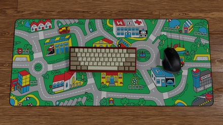 Busy Town R2 Deskmat