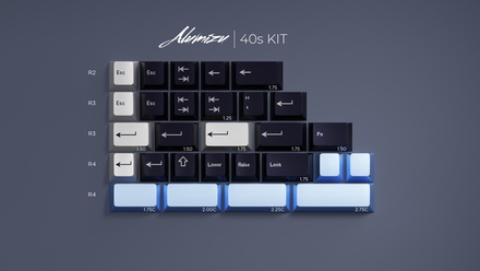 Alumizu Keycaps 40s Kit