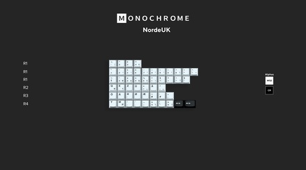 GMK Monochrome R2 NORDEUK Kit [Pre-order]