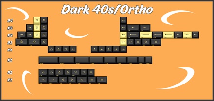 KAT Crusader Dark 40s/ortho Kit