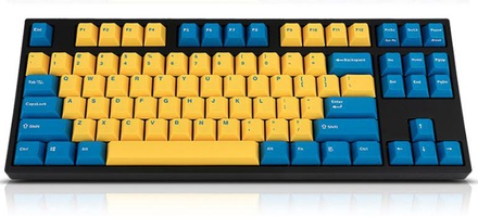 Leopold FC750R PD Yellow Blue MX Black