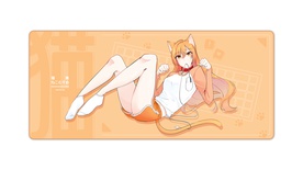 Catgirl Deskmat - Orange [GB]