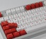 Vortex Red - Bi-Color PBT Double Shot Keycap Set