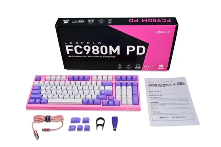 Leopold FC980M PD Pink ANSI MX Brown