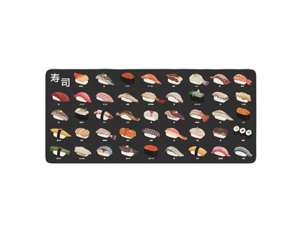 Sushi Deskmat Black