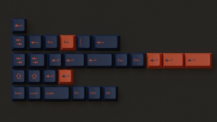 GMK Sunset Surfing 40s Kit