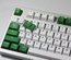 Vortex Green - Bi-Color PBT Double Shot Keycap Set