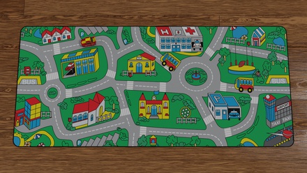 Busy Town R2 Deskmat