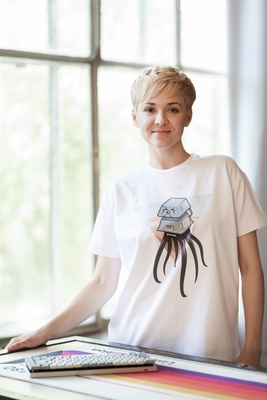 Clacktopus T-shirt White (M)