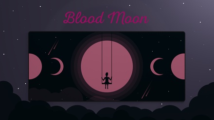 Lonely Nights - Blood Moon Deskmat [GB]