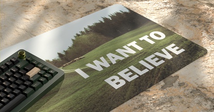 I Want To Believe Deskmat