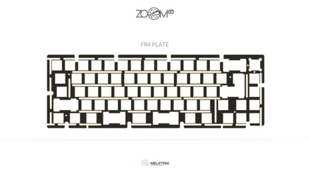 Zoom65 Essential Edition R2 - FR4 Plate