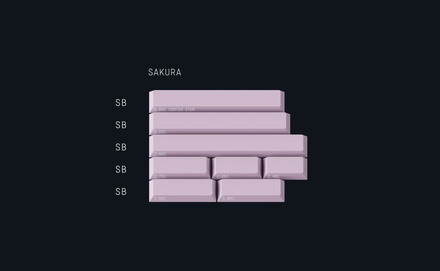 GMK Fuji Sakura Kit - Spacebars [Pre-order]