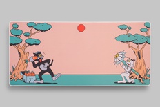 BIXBY and N.MALEE - Peaches (Peach Base) Deskmat