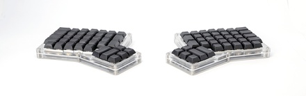 ErgoDox 76 "Hot Dox" XDA PBT Blank Black Keycaps