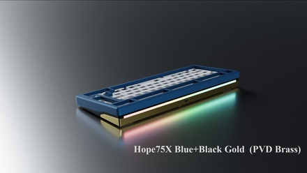 Hope 75 X Premium - Blue-Black Brass Gold