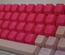 Tai-Hao Rubber Backlit Keycaps-42 keys Neon Pink