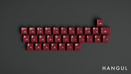 GMK Burgundy Hangul[Extras]