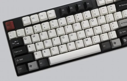 Tai-Hao ABS 104 keys Classic Mini White