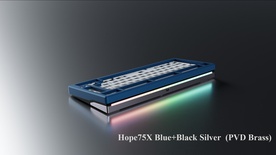 Hope 75 X Premium - Blue-Black Brass Silver