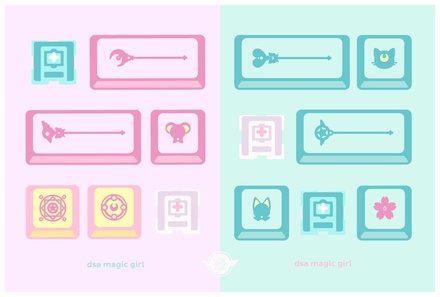 Magic Girl Sticker Sheet