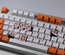 Vortex Orange - Bi-Color PBT Double Shot Keycap Set