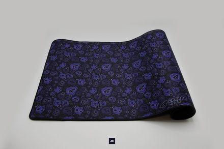 Cannonkeys Logo Pattern Purple Deskmat