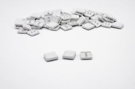 Choc MBK Low-profile keycaps 1u Homing White (2 pack)