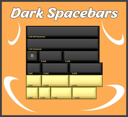 KAT Crusader Dark Spacebars Kit