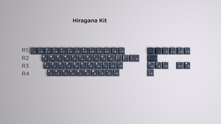 GMK Umbra Hiragana Kit