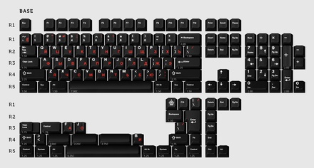 GMK WoB Red Cyrillic Base Kit [Pre-order]