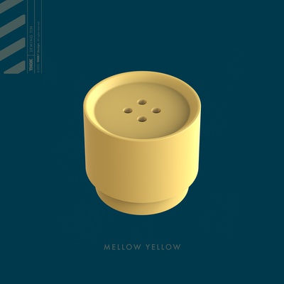 Sewing Tin x THOK Knob - Yellow Mellow