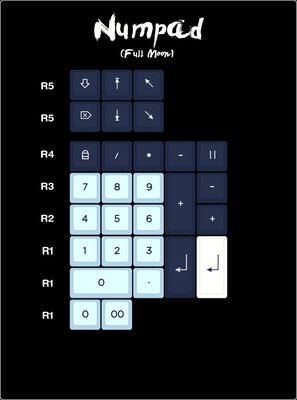 KAT Mizu Numpad (Full Moon)