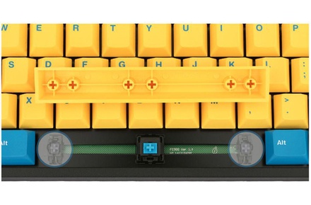 Leopold FC750R PD Yellow Blue MX Clear