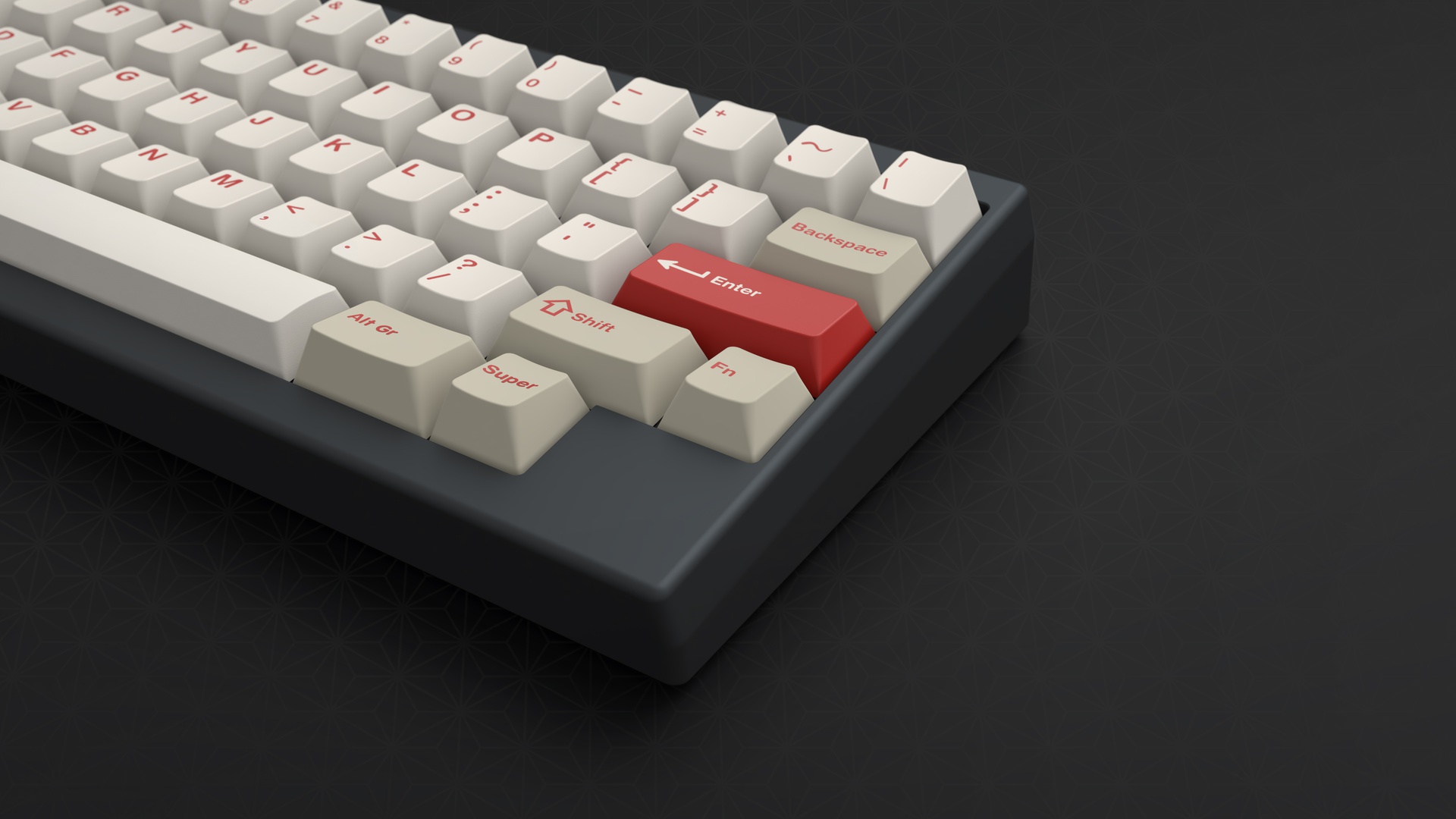 GMK Red Alert 自作キーボード キーキャップ-