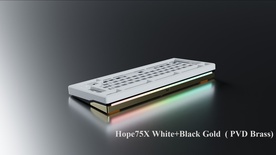 Hope 75 X Premium - White-Black Brass Gold