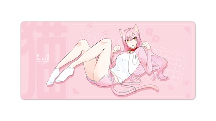Catgirl Deskmat - Pink [GB]