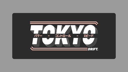 Tokyo Drift Soft Deskmat